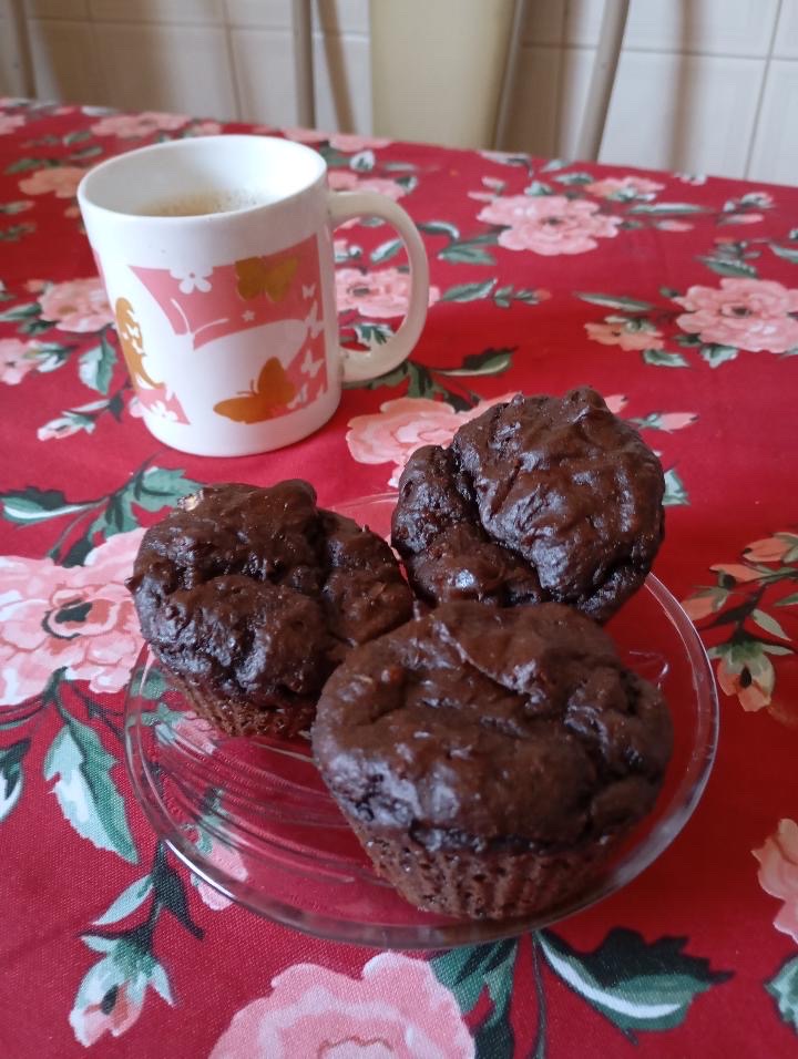 Muffin funcional de cacau